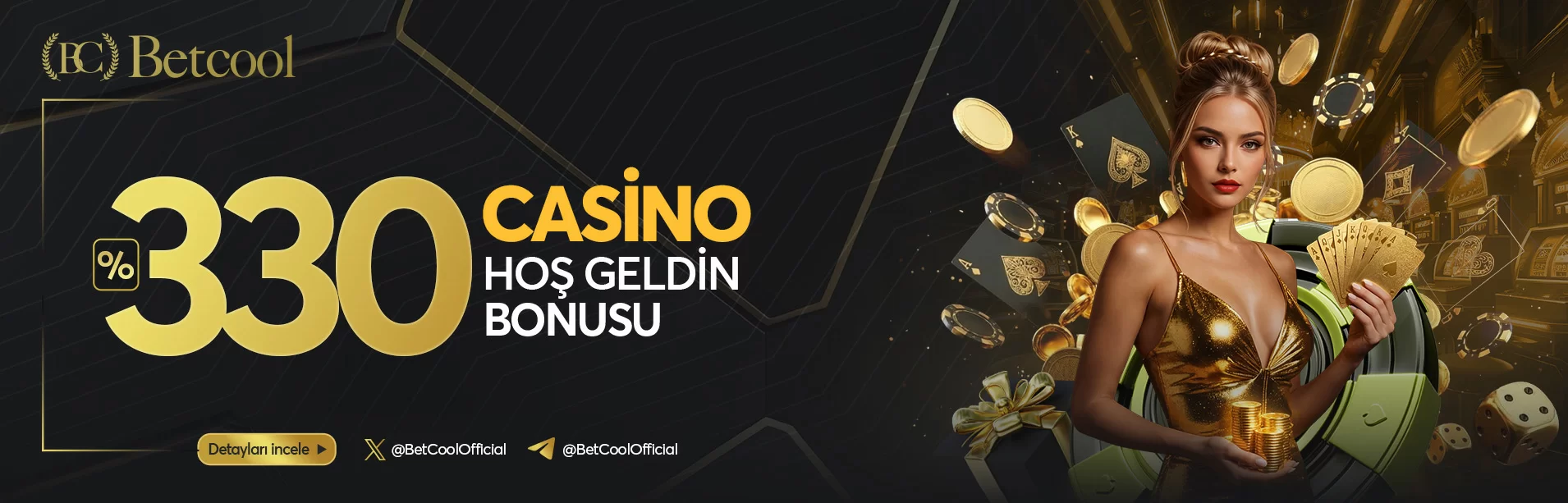 Betcool kademeli hoş geldin slot bonusu kampanya görseli